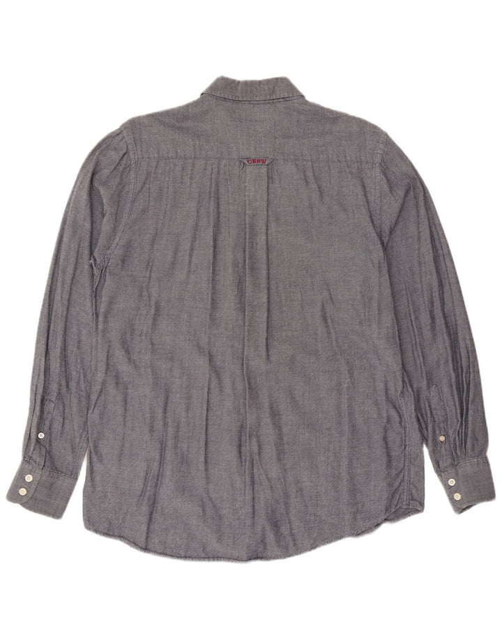CREW TØJ Herre Classic Fit skjorte Medium marineblå bomuld