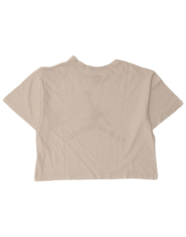 Jordan Girls Air Graphic T-Shirt Top 12-13 År Stor Hvid