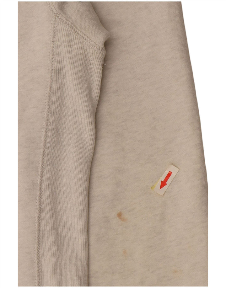 Superdry Herre grafisk hættetrøje med lynlås, medium hvid bomuld