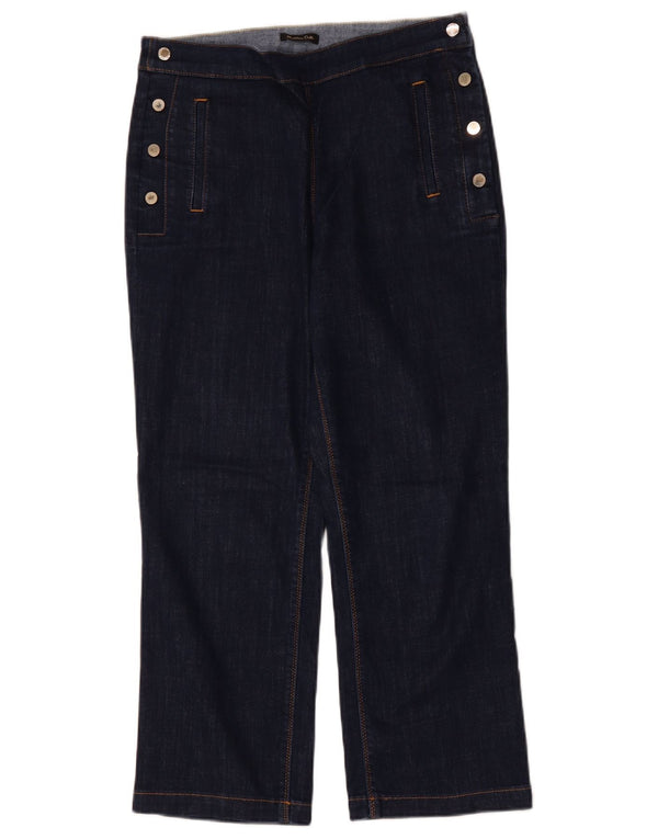 Massimo Dutti Dame Cropped Jeans EU 40 Medium W30 L25 Marineblå Bomuld