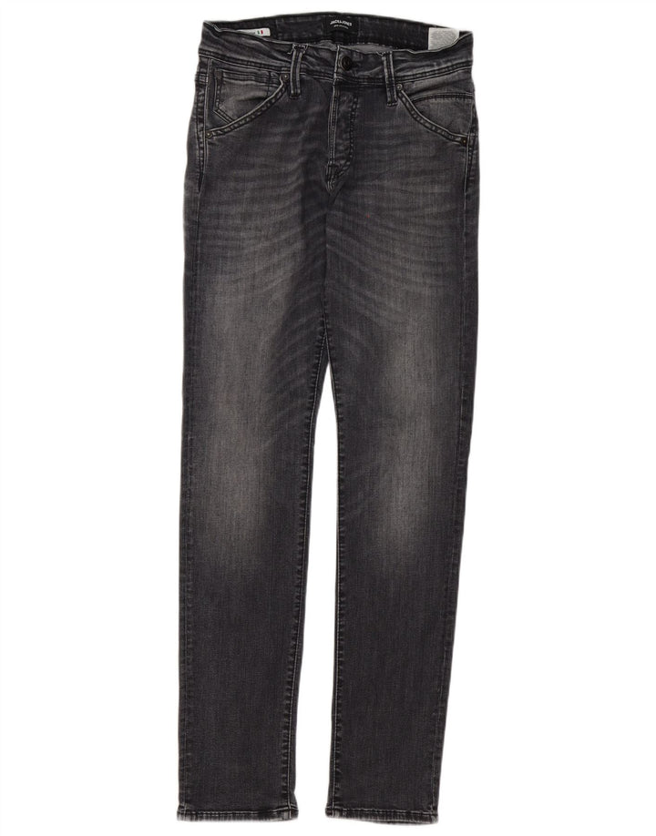 Jack & Jones Herre GLENN Slim Jeans W30 L32 Grå Bomuld