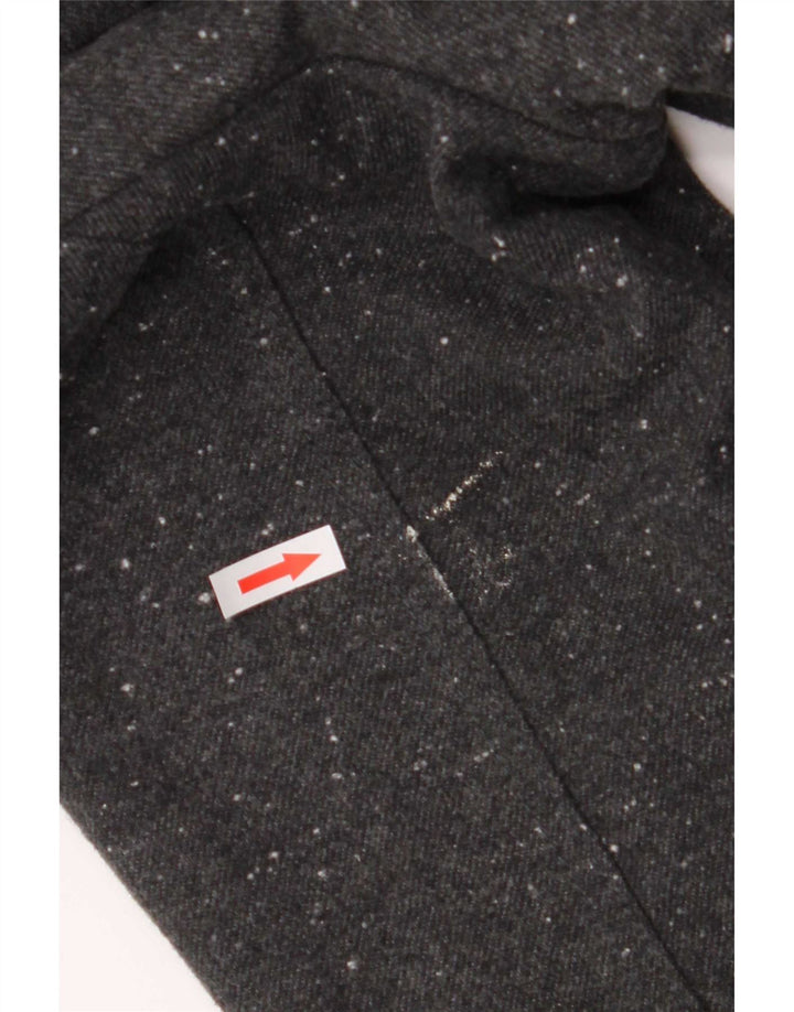 Hollister Herre Sherpa Jacket UK 38 Medium Grey Polyester