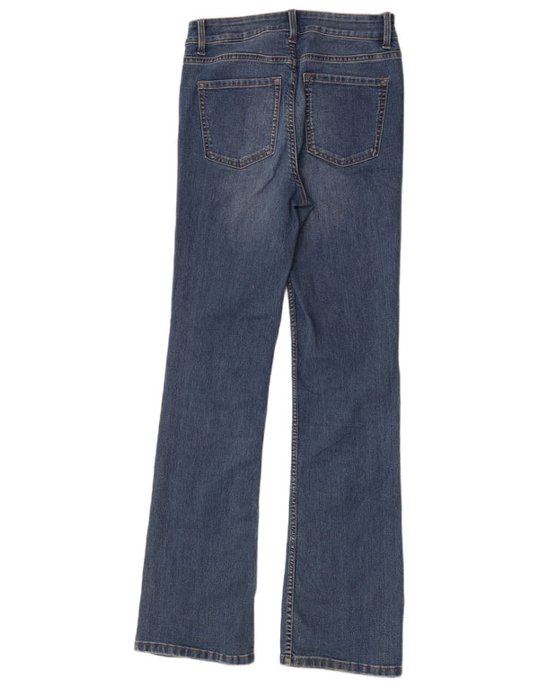 Marks & Spencer Dame The Eva Bootcut Jeans UK 10 Small W28 L34 Blue