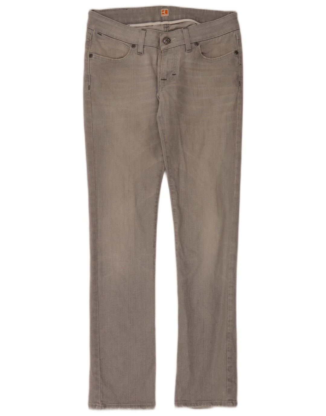 Hugo Boss Dame Slim Jeans W28 L32 Grå Bomuld