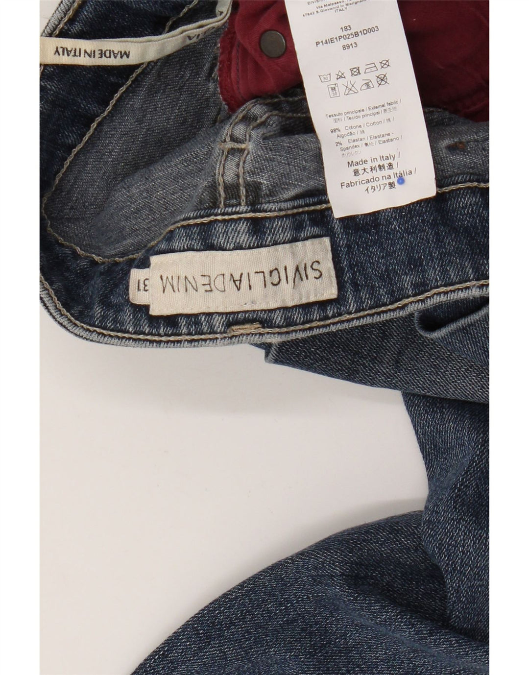 SIVIGLIA Slim Jeans til kvinder W31 L30 Blå Bomuld
