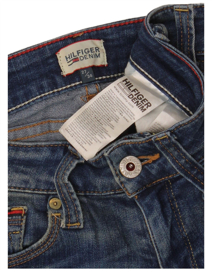 Tommy Hilfiger Dame Slim Jeans W27 L30 Blå Bomuld