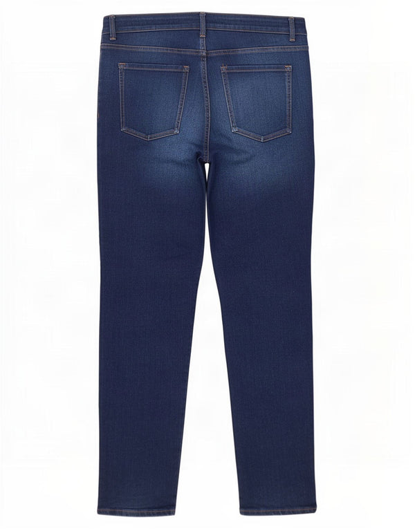 Marks & Spencer Dame The Sienna Straight Jeans UK 18 XL W37 L31 Blå