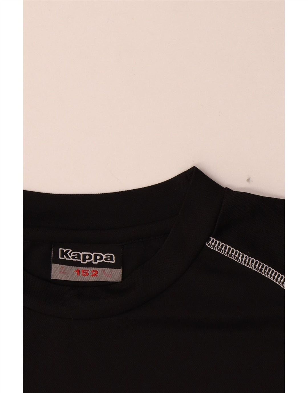 Kappa Boys Grafisk T-Shirt Top 11-12 År Sort Polyester