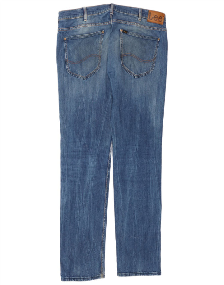 Lee Mens Powell Slim Jeans W36 L36 Blå Bomuld