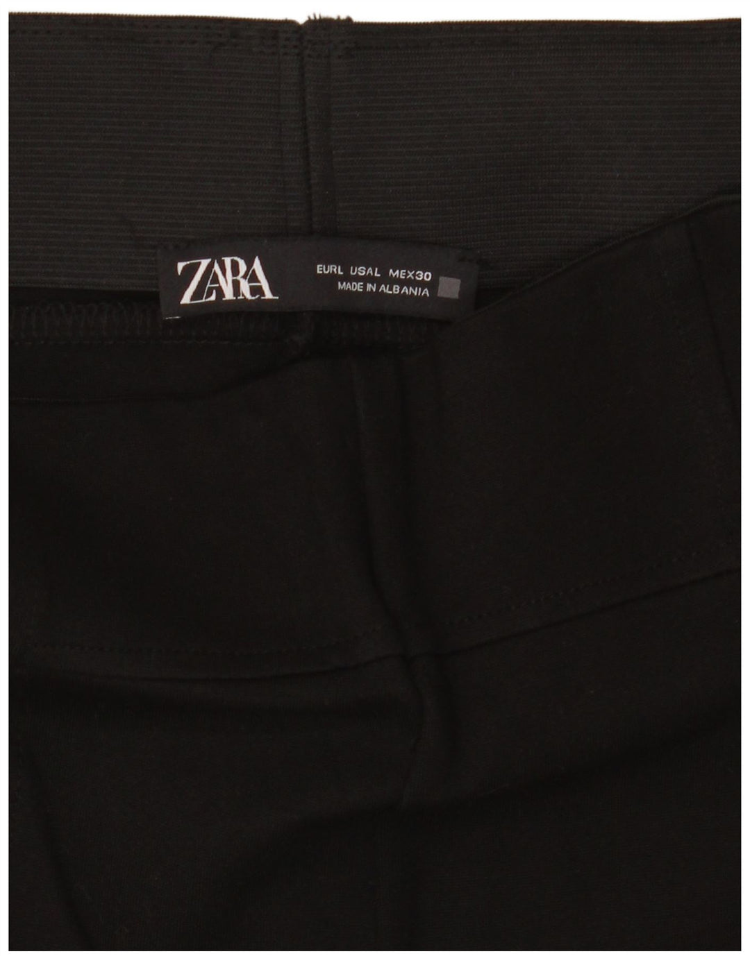 ZARA Slim Chino-bukser til kvinder W34 L28 Sort