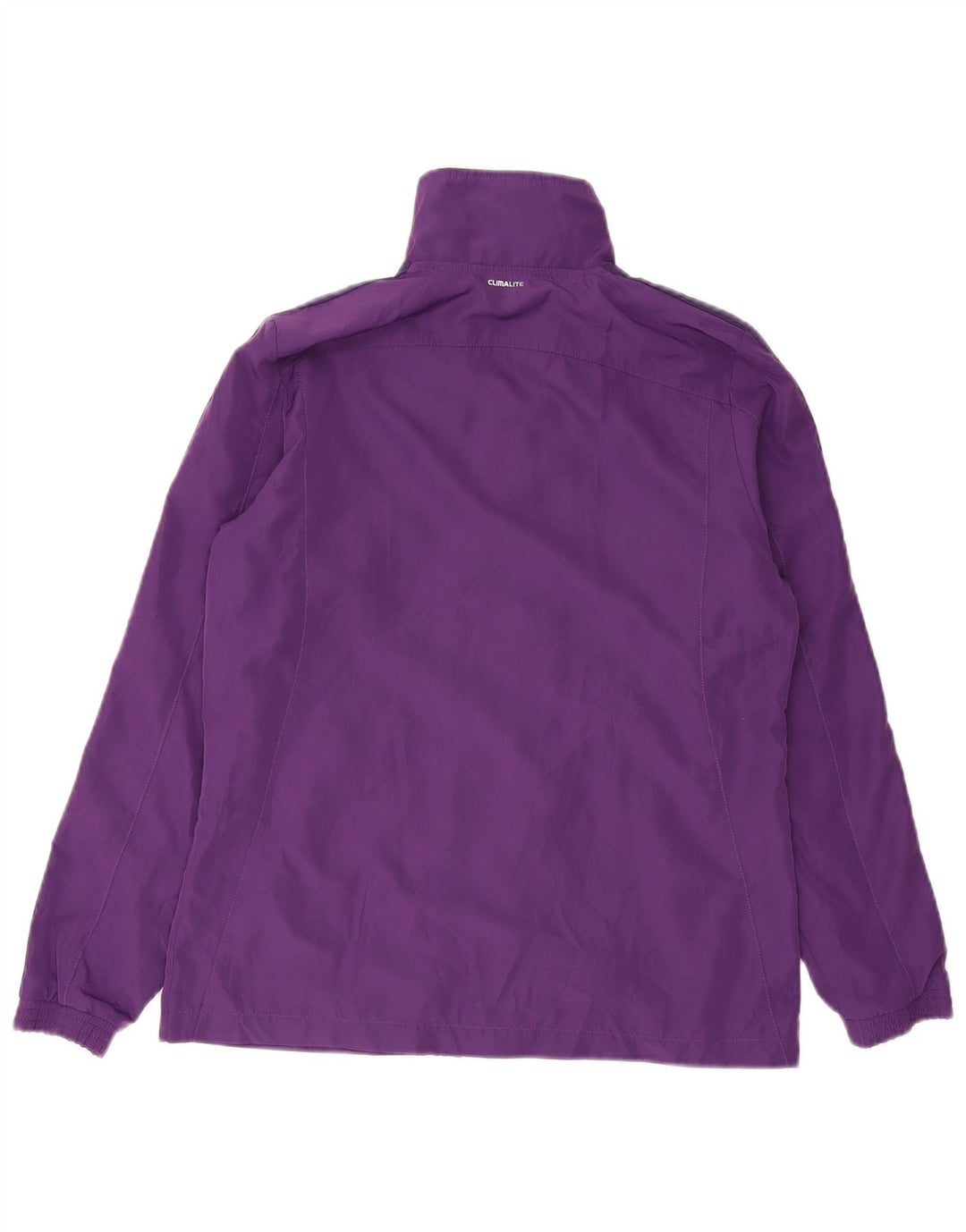 Adidas Dame Climalite Træningsdragt Topjakke UK 12 Medium Lilla Polyester