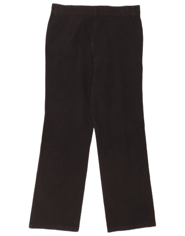 Marks & Spencer Lige fritidsbukser til kvinder UK 12 Medium W30 L29 Sort