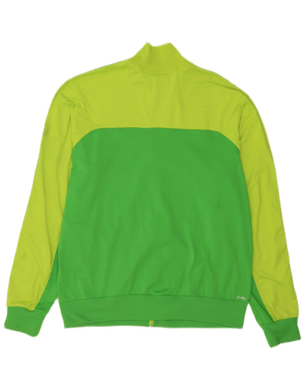 Adidas Herre Regular Fit træningsdragt Topjakke XL Grøn Colourblock Sports