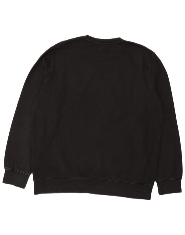 Levi's Herre Standard Fit Sweatshirt Jumper Stor Sort Bomuld