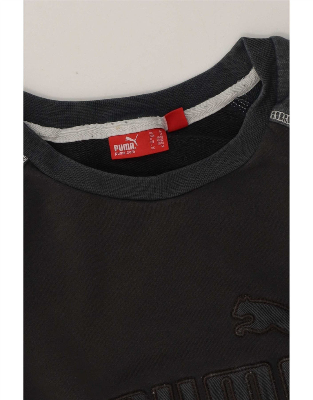 Puma Herre grafisk sweatshirt Jumper Medium Marineblå Colourblock