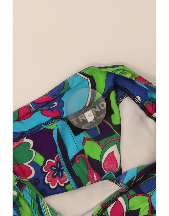 Trend Kvinders Højtaljede Casual Shorts Medium W30 Flerfarvet Blomster