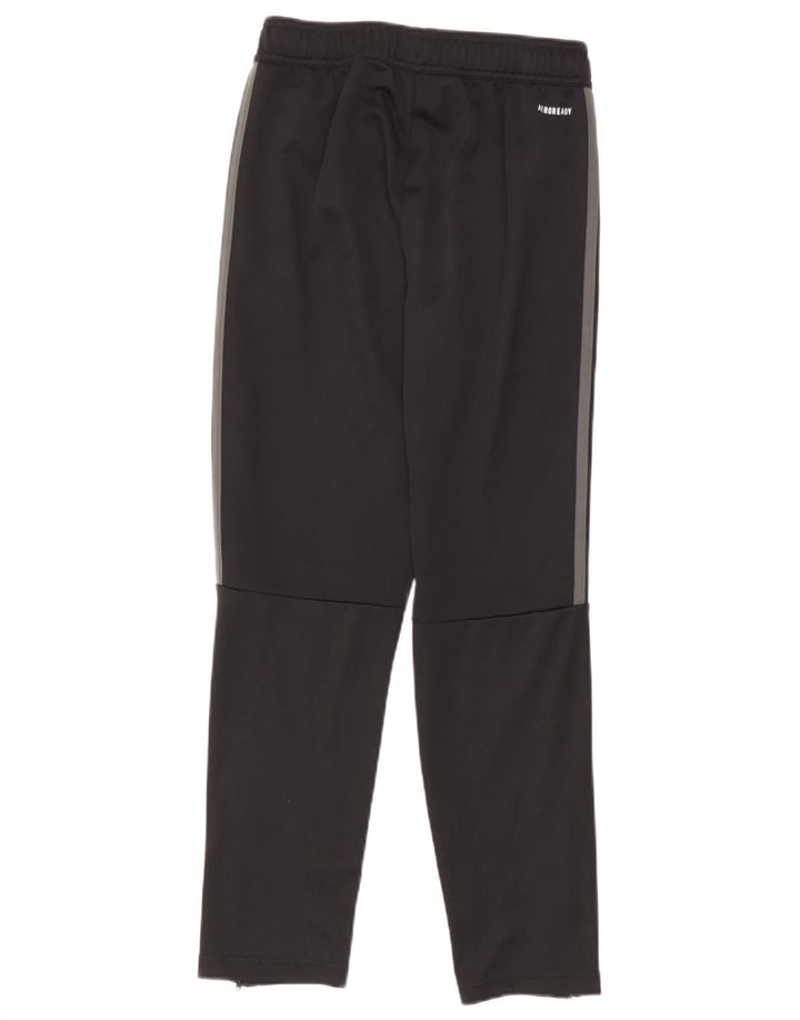 Adidas Boys Aeroready Tracksuit Bukser 11-12 år Sort Polyester