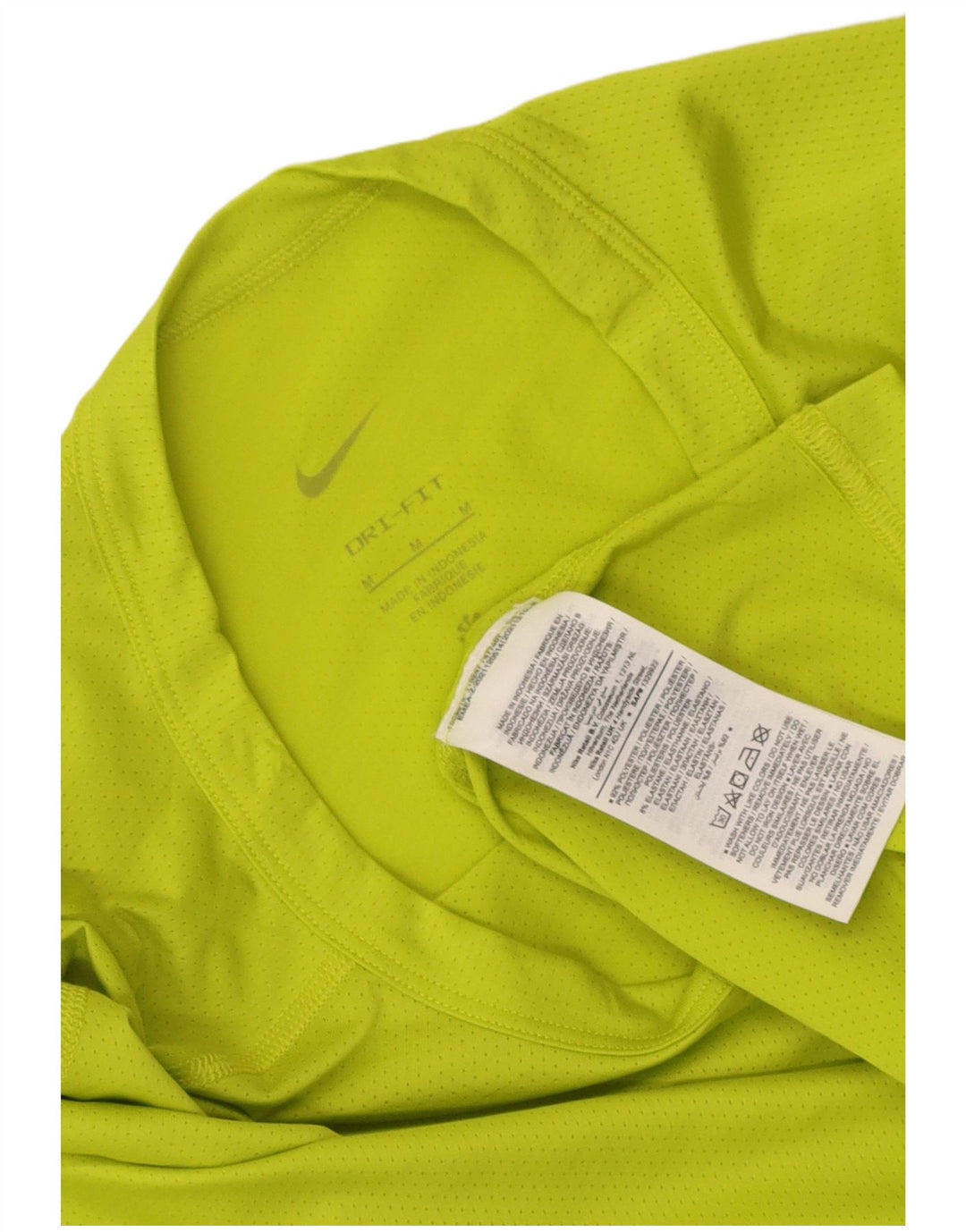 Nike herre Dri Fit T-shirt top mellemgrøn polyester