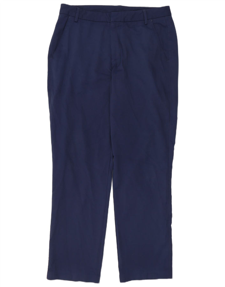 PUMA Slim Chino-bukser til mænd W34 L32 Marineblå polyester