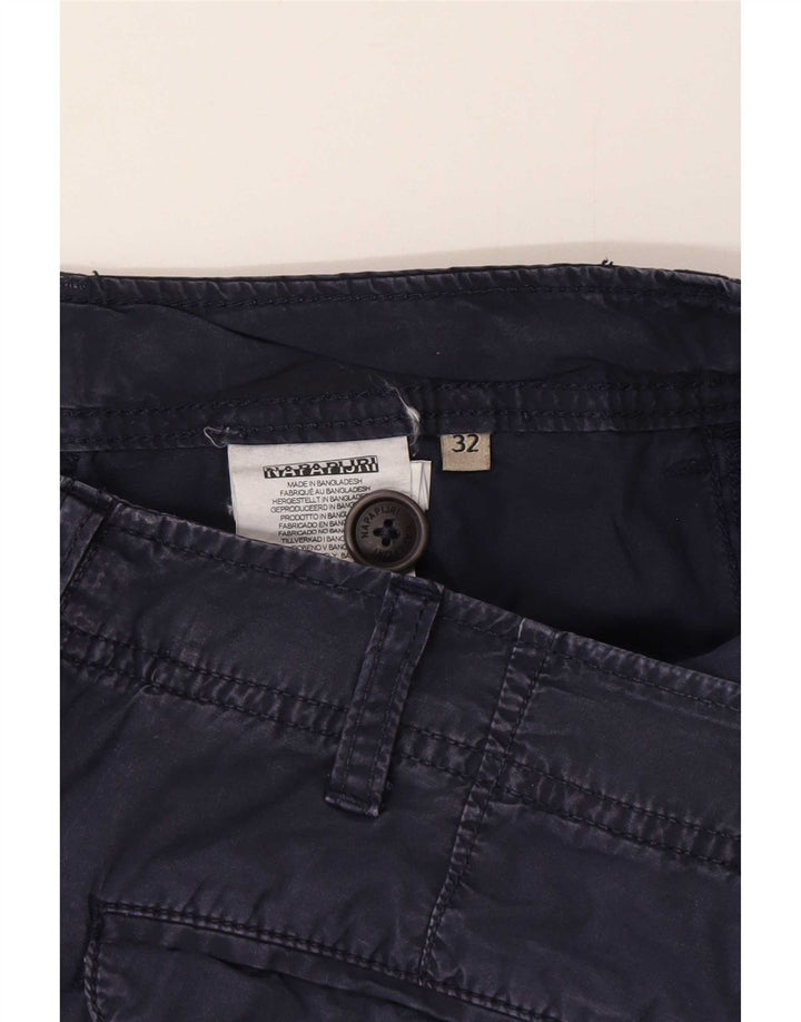 Napapijri Herre Cargo Shorts Medium W32 Marineblå Bomuld
