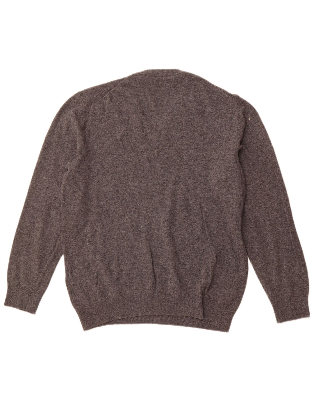 GANT Herre V-hals sweater 2XL Grå lammeuld