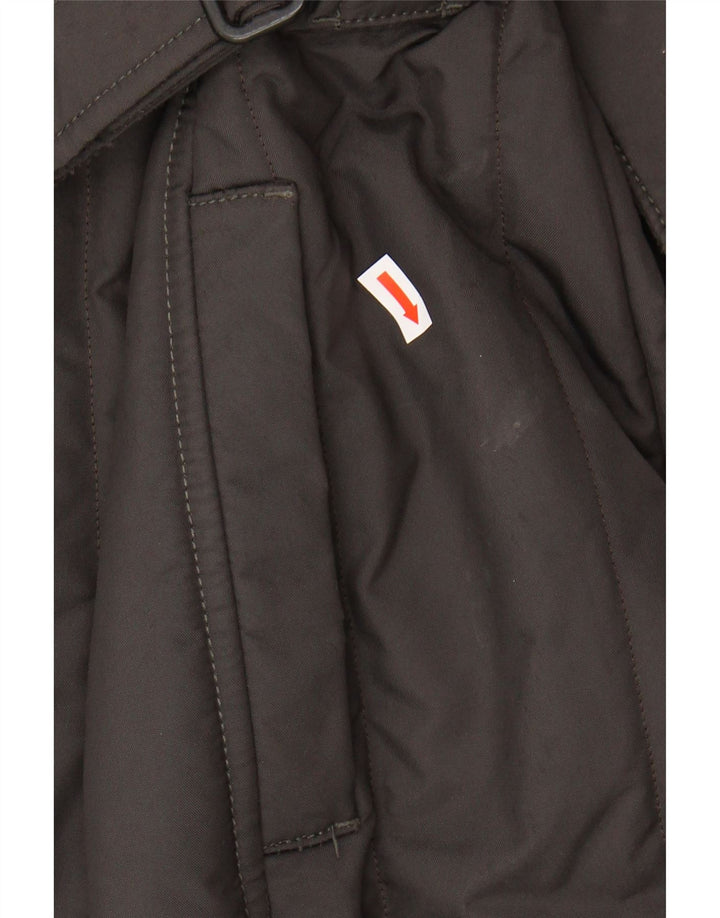 Refrigiwear Dame Hætte Polstret Frakke IT 46 Stor Khaki Nylon