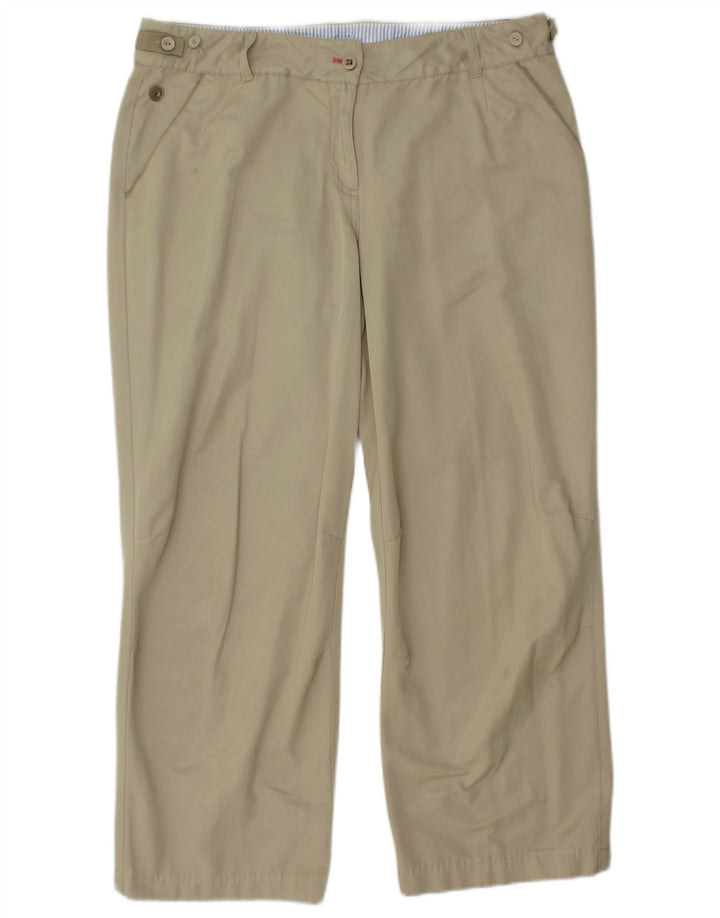 TOMMY HILFIGER Lige fritidsbukser til kvinder EU 42 Large W34 L27 Beige