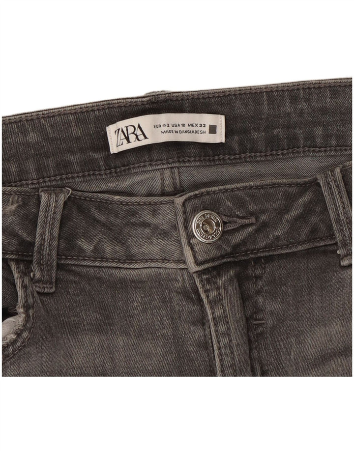 Zara Dame Slim Jeans EU 42 Large W32 L28 Grå