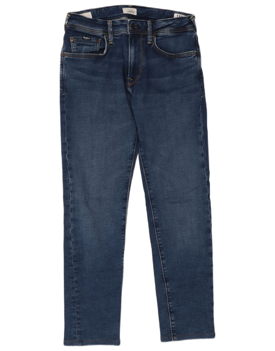 PEPE Jeans Dame Slim W28 L28 Blå Bomuld