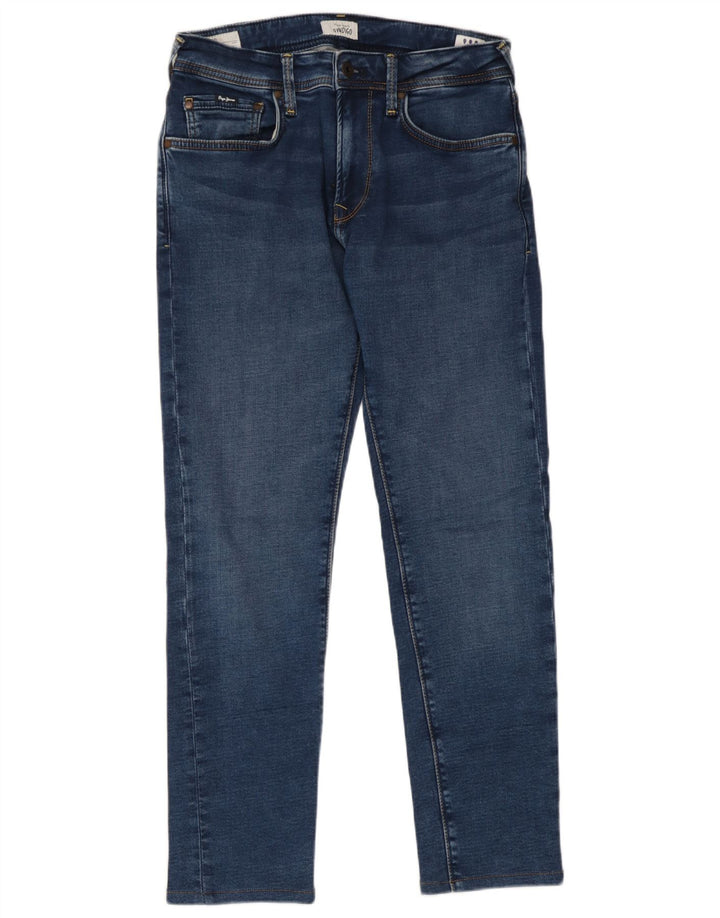 PEPE Jeans Dame Slim W28 L28 Blå Bomuld