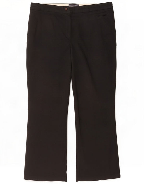 Marks & Spencer Dame Bootcut Casual Bukser UK 16 Large W38 L29 Black