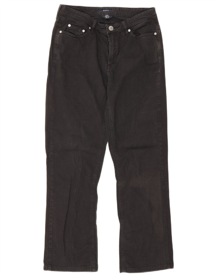 Gant lige jeans til kvinder W30 L27 sort bomuld