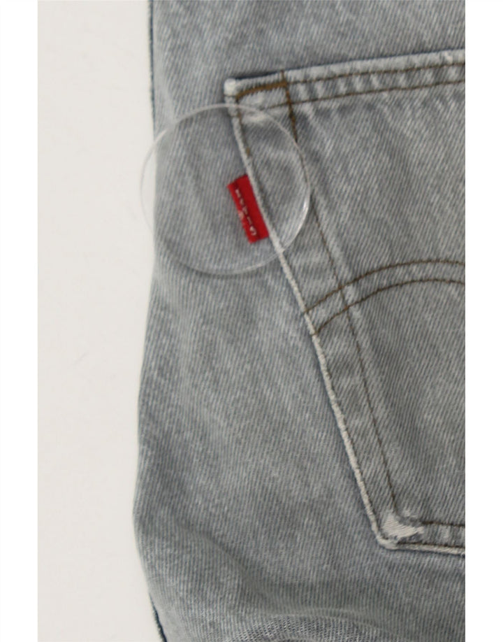 LEVI'S Mens Denim Shorts W28 Small Grey