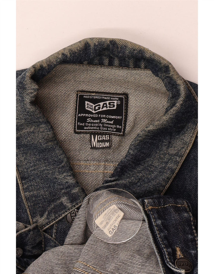 Gas Dame denimjakke UK 14 Medium Navy Blue Bomuld