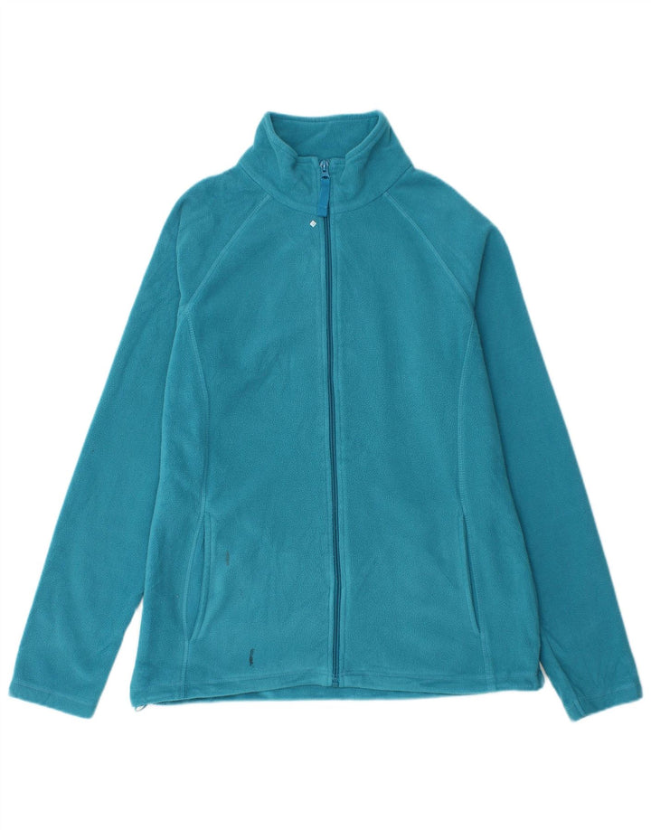 Mountain Warehouse Dame Fleecejakke UK 12 Medium Turkis Polyester