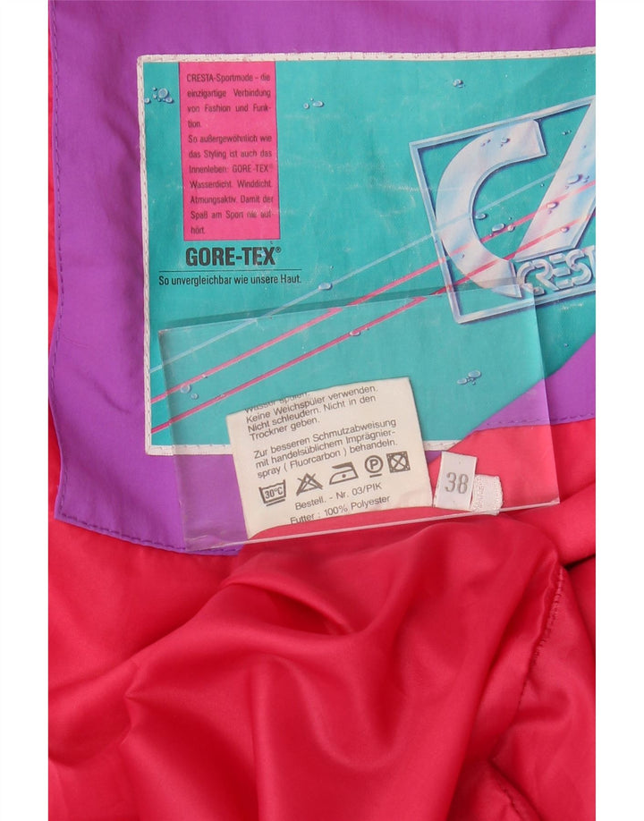 CRESTA Gore-Tex oversized polstret frakke til kvinder EU 38 medium lilla polyester