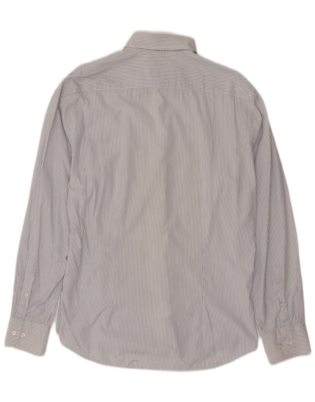 FRED PERRY Herre Slim Fit skjorte XL Blå nålestribet