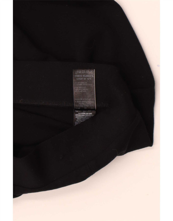 Marks & Spencer Short Leggings til kvinder UK 12 Medium Black Viscose