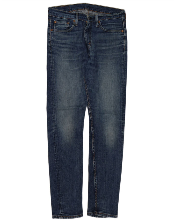 Levi's Slim Jeans til mænd W31 L32 blå bomuld