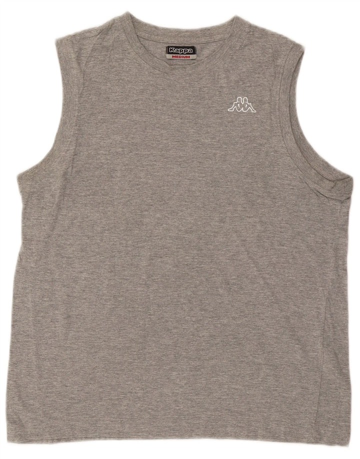 Kappa Herrevest Top Medium Grey Flecked Bomuld