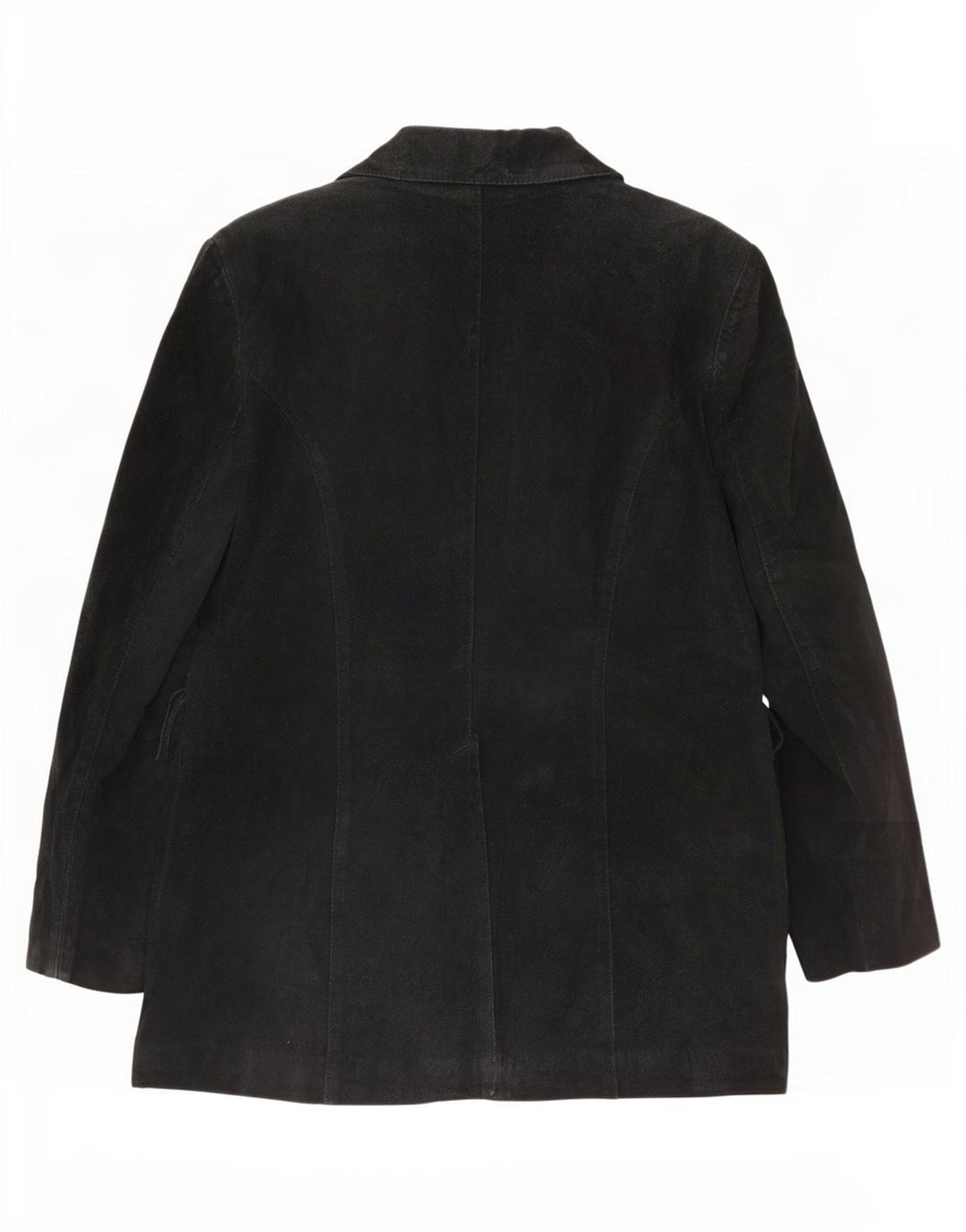 Davin Dame Loose Fit Ruskind Dobbeltradet Frakke IT 44 Medium Sort