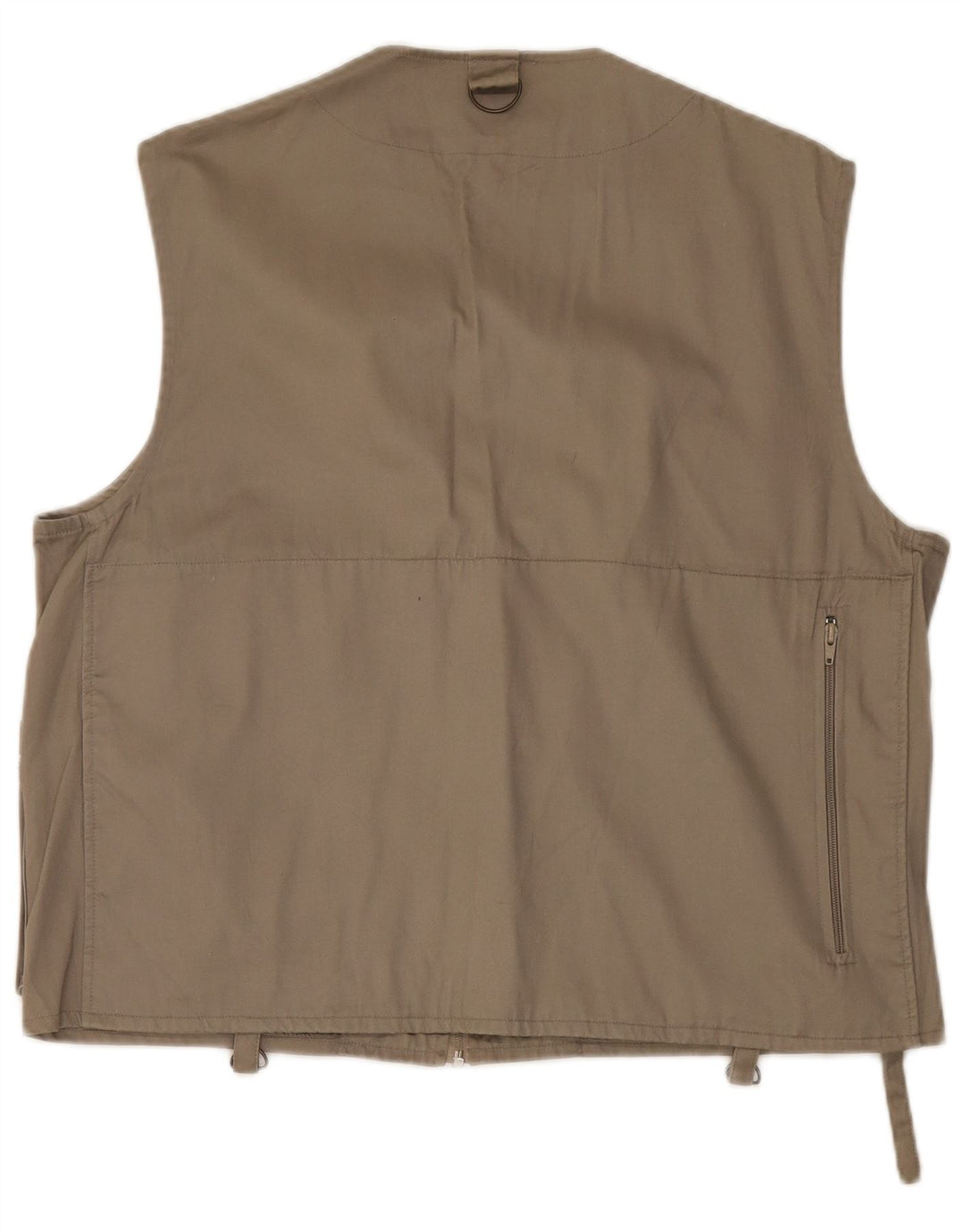 Univers Herre Utility Gilet IT 52 XL Beige Bomuld