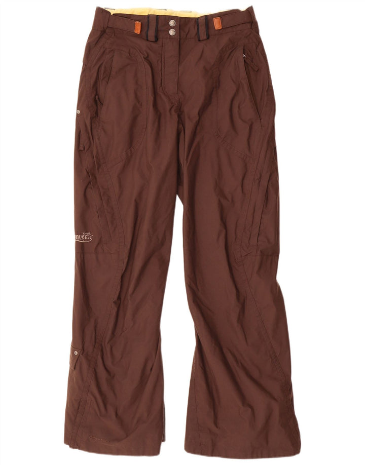 COLUMBIA Dame Skibukser UK 10 Små Brun Nylon