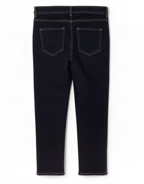 Marks & Spencer Womens Cropped Jeans UK 12 Medium W28 L21 Navy Blue