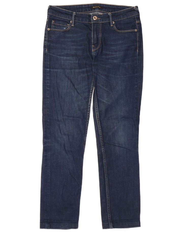 Massimo Dutti Dame Slim Jeans EU 36 XS W26 L26 Blå