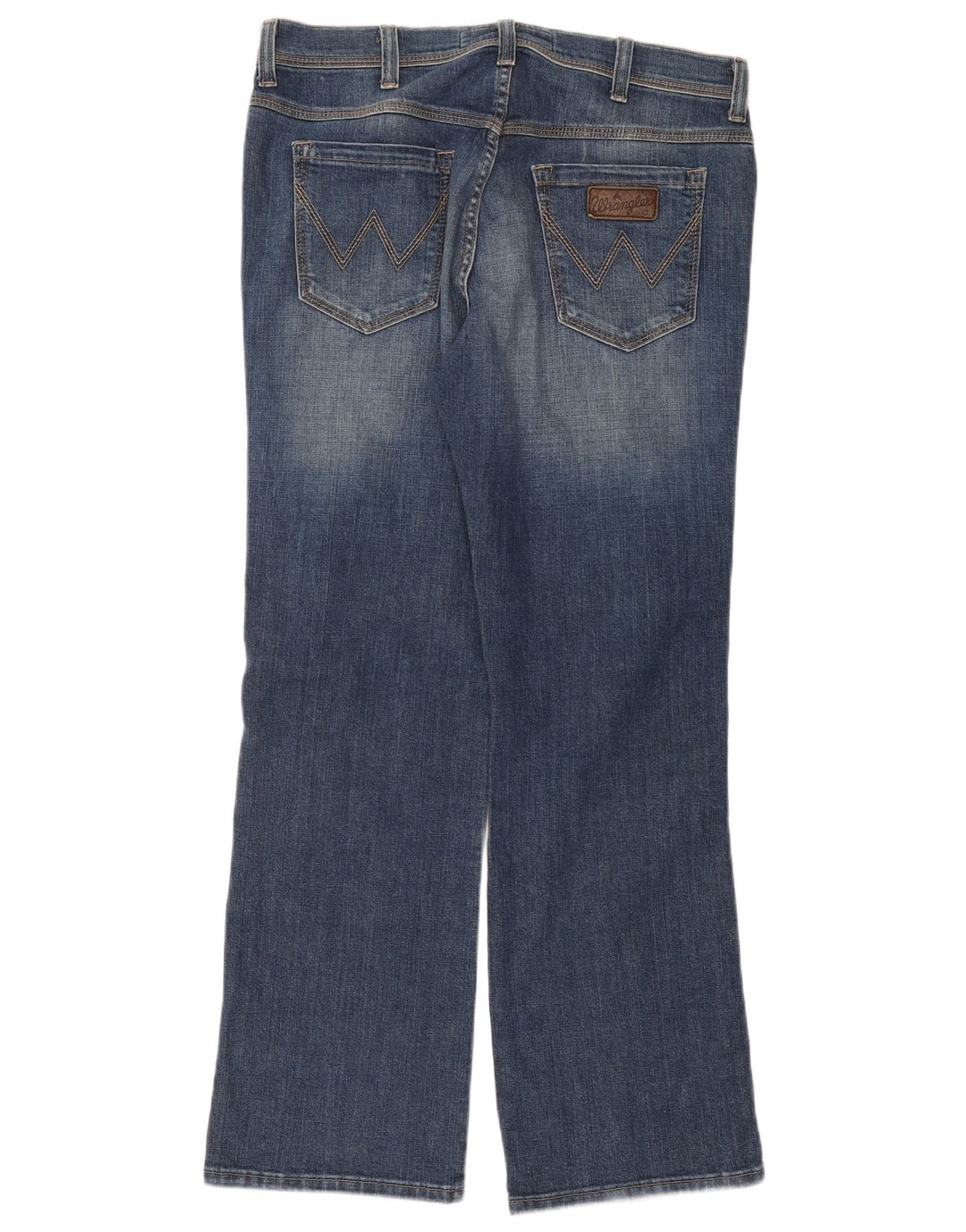 Wrangler Herre Roxboro Straight Jeans W36 L32 Blå Bomuld