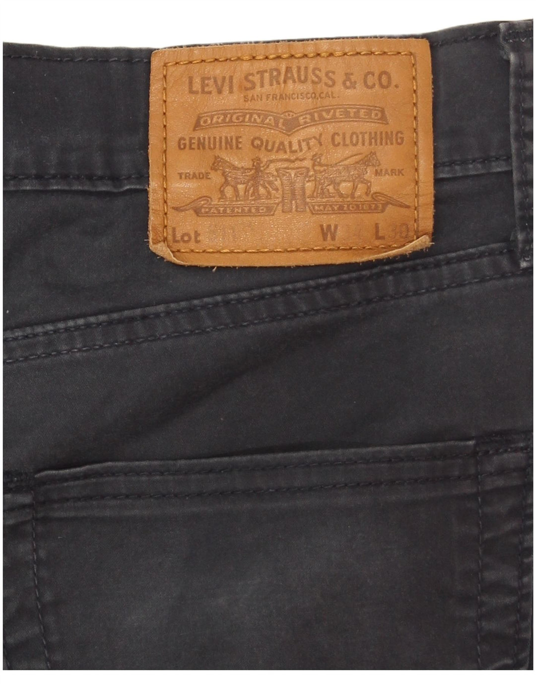 Levi's Herre 511 Slim Casual Bukser W34 L30 Marineblå Bomuld