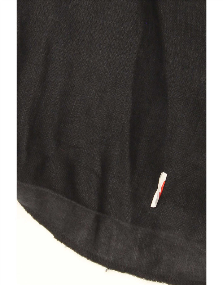 Zara kvinders højtaljede chinoshorts Medium W28 Sort