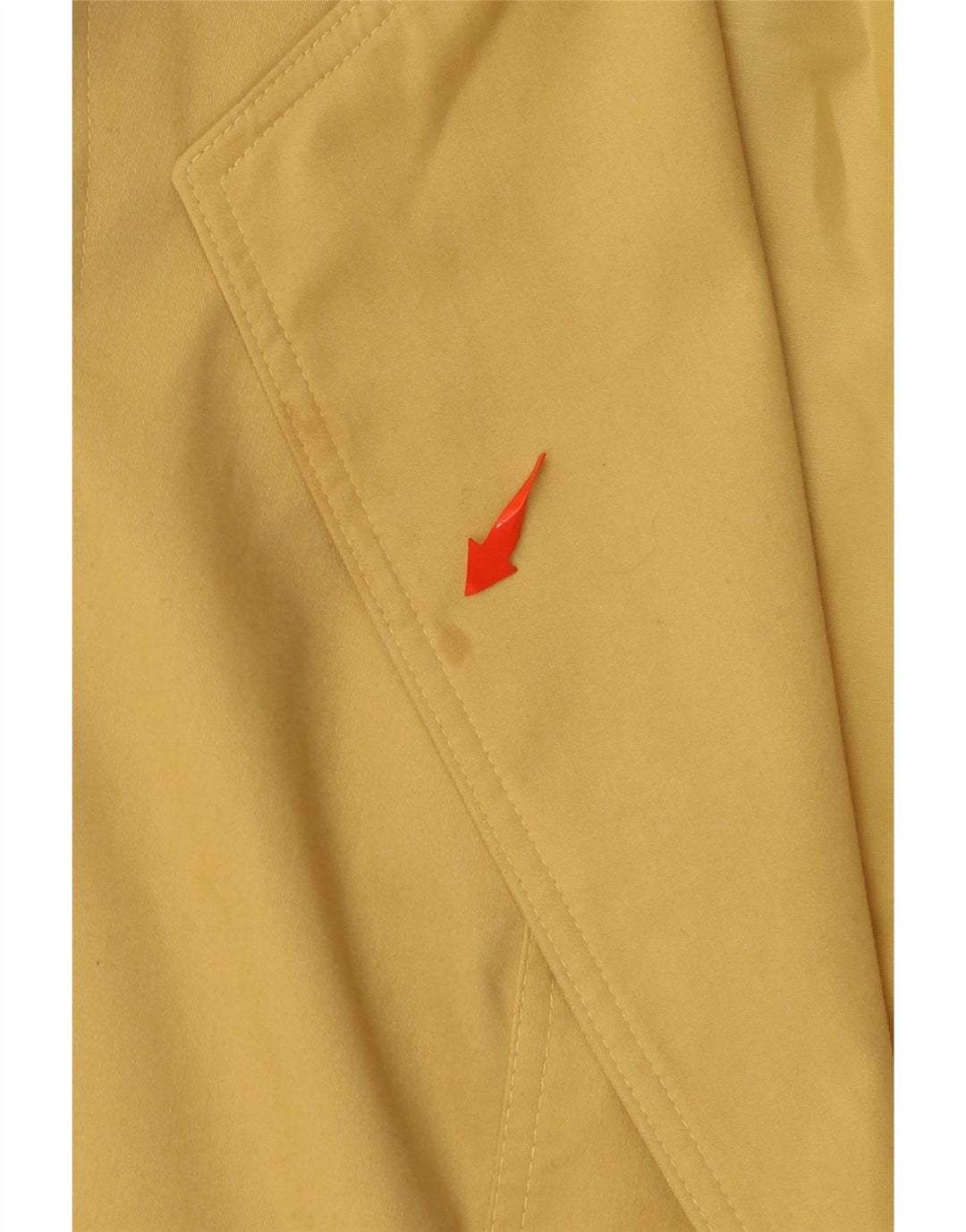 Hucke Womens Crop 3-knaps blazerjakke EU 42 Stor gul bomuld