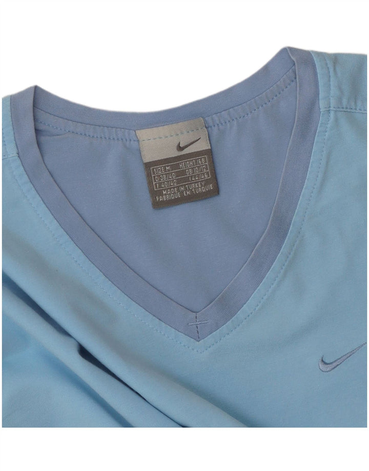 NIKE T-shirt top til kvinder DK 10/12 Medium Blue